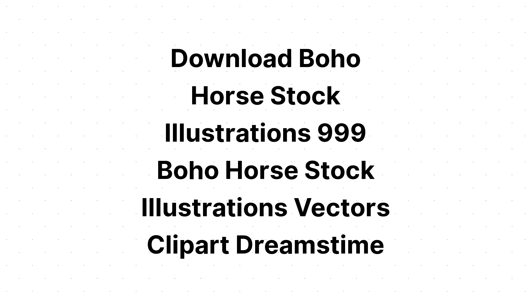 Download Floral Boho Horse SVG File